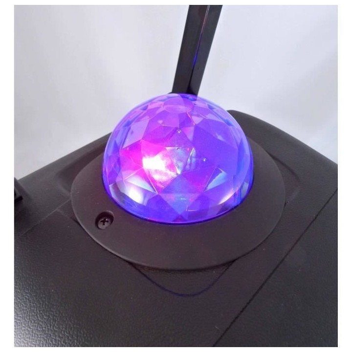 INOVALLEY KA116BOWL - Enceinte lumineuse Bluetooth 450W - Fonction Kar