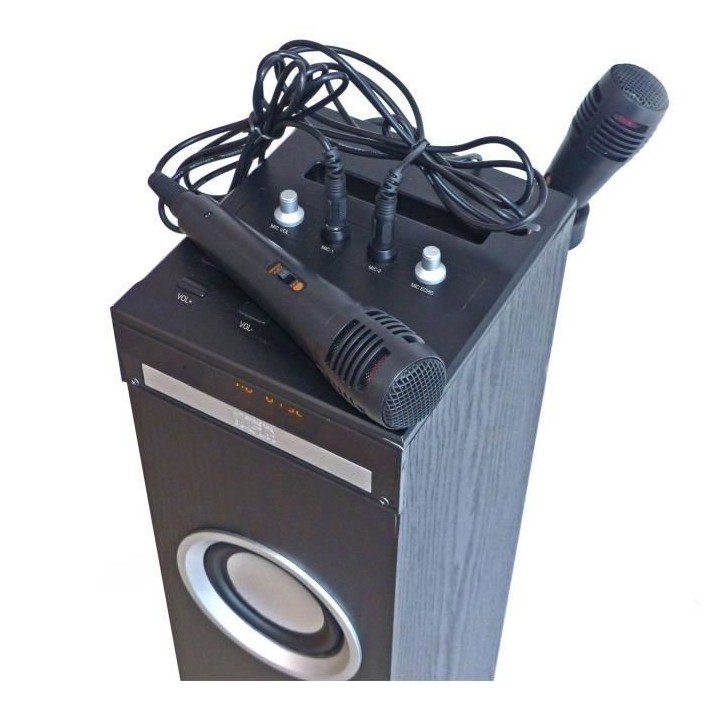 Inovalley HP49CD - Tour de son Bluetooth - Lecteur CD et fonction Kara