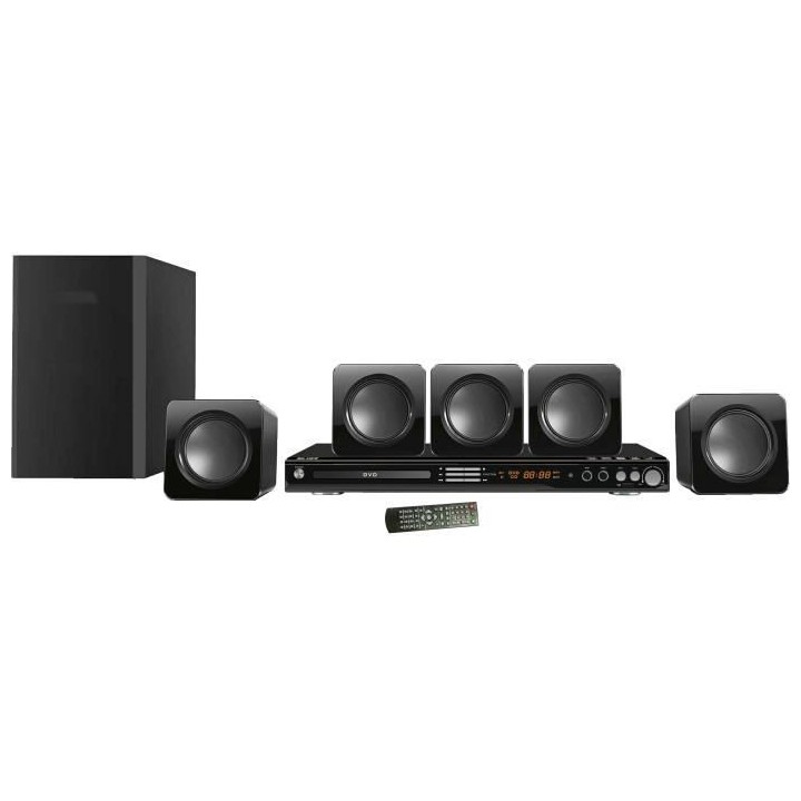 INOVALLEY BS 5.1 - DVD - Ensemble Home Cinéma et Caisson de Basse fil