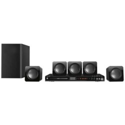 INOVALLEY BS 5.1 - DVD - Ensemble Home Cinéma et Caisson de Basse filaire 5.1 - Bluetooth - Lecteur DVD - 5x40W + 1x100W - HDMI