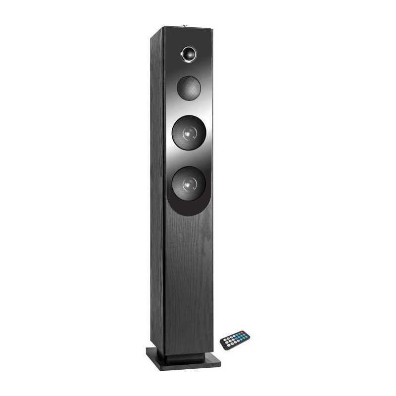 INOVALLEY HP33-CD Tour de son Bluetooth - Lecteur CD - Noir