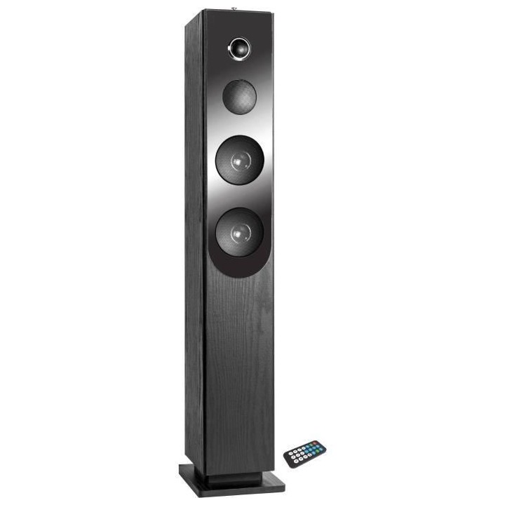 INOVALLEY HP33-CD Tour de son Bluetooth - Lecteur CD - Noir