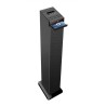 INOVALLEY HP32CD - Tour de son Bluetooth, Lecteur CD, USB - Noir