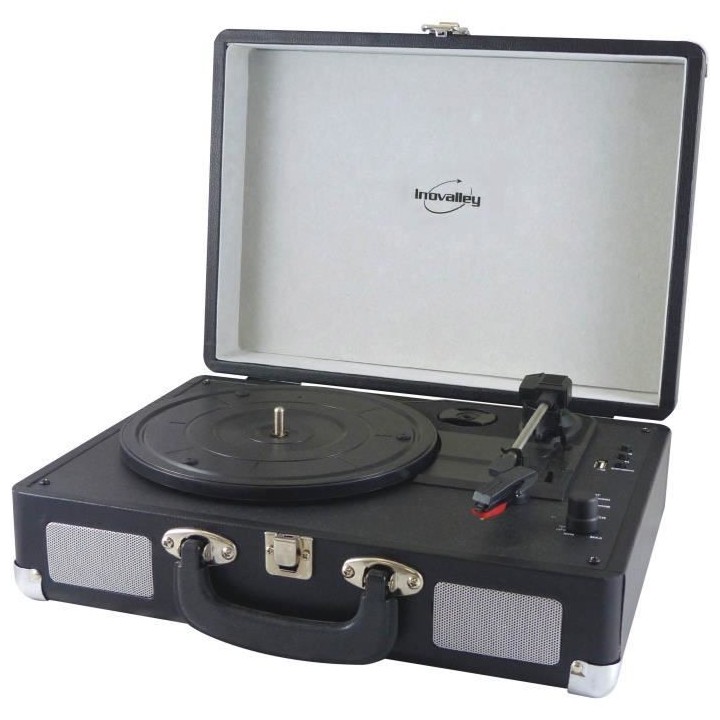 INOVALLEY RETRO20 Chaine retro tourne disque avec encodage USB et Blue