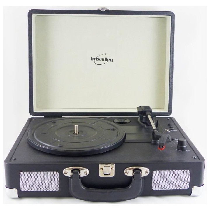 INOVALLEY RETRO20 Chaine retro tourne disque avec encodage USB et Blue