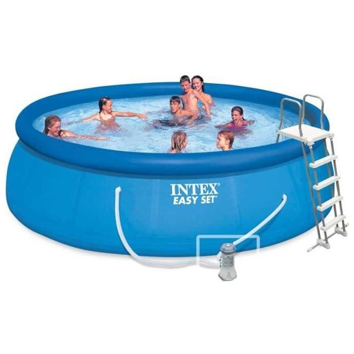 Kit Piscine hors sol autoportante INTEX Easy Set - 457,2 x 121,92 cm -