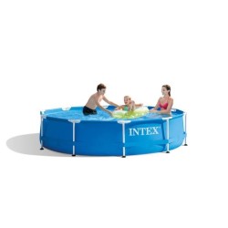 Kit Piscine hors sol tubulaire INTEX - Frame - 304,8 x 76,2 cm - Ronde