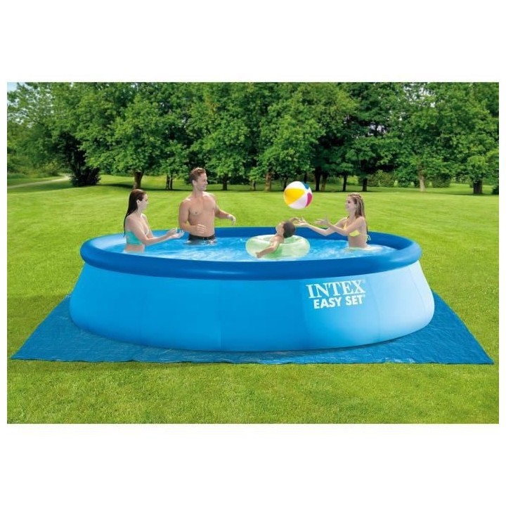 Kit Piscine hors sol autoportée INTEX Easy Set - 457,2 x 106,68 cm -