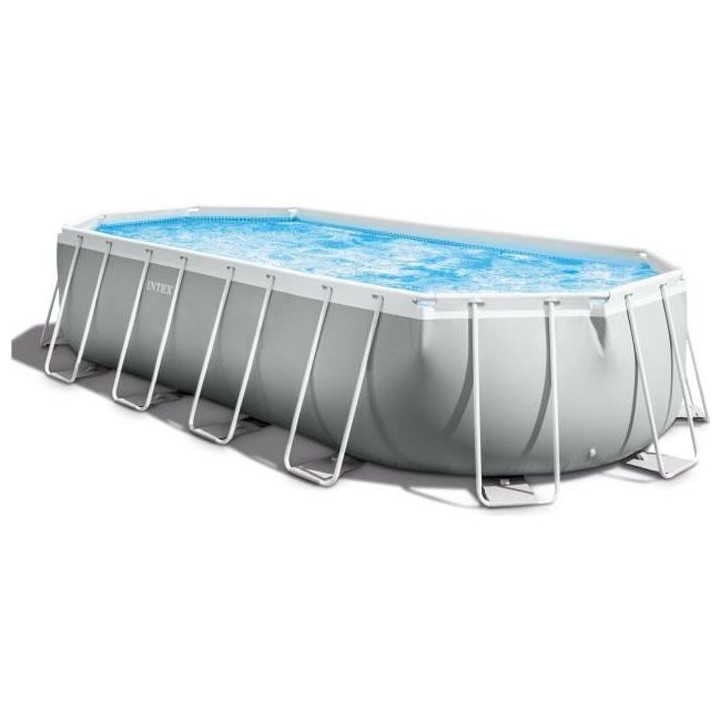 Kit Piscine hors sol tubulaire INTEX - Prism frame - 610 x 305 x 122 c