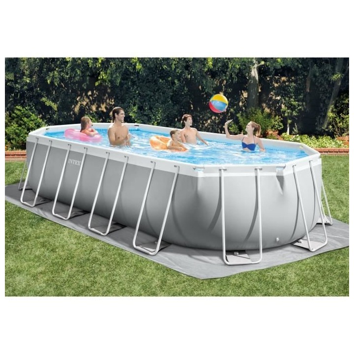Kit Piscine hors sol tubulaire INTEX - Prism frame - 610 x 305 x 122 c