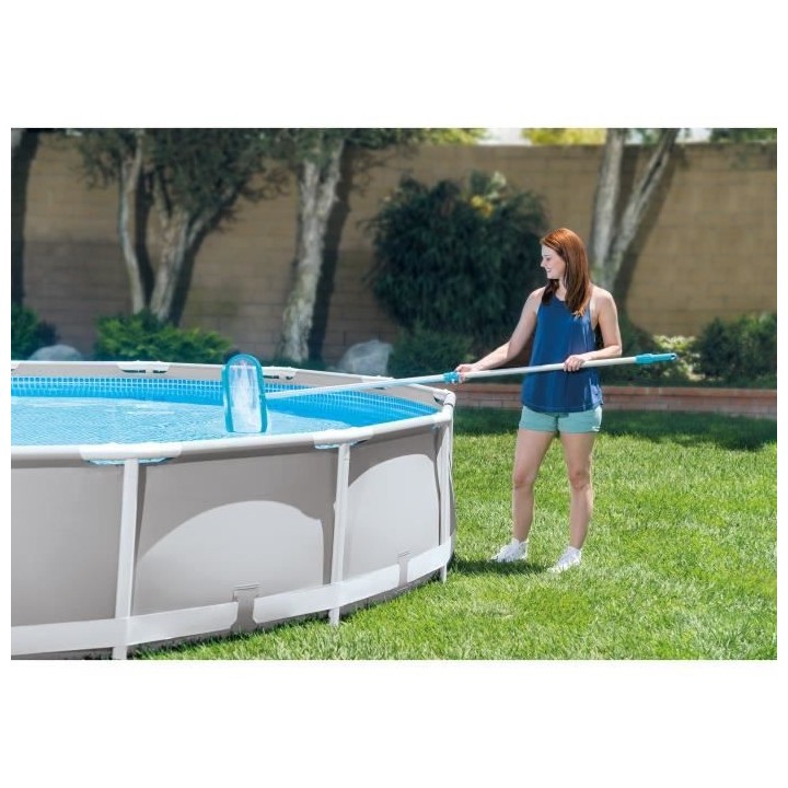 Intex kit nettoyage deluxe épuisette fond-tete balai