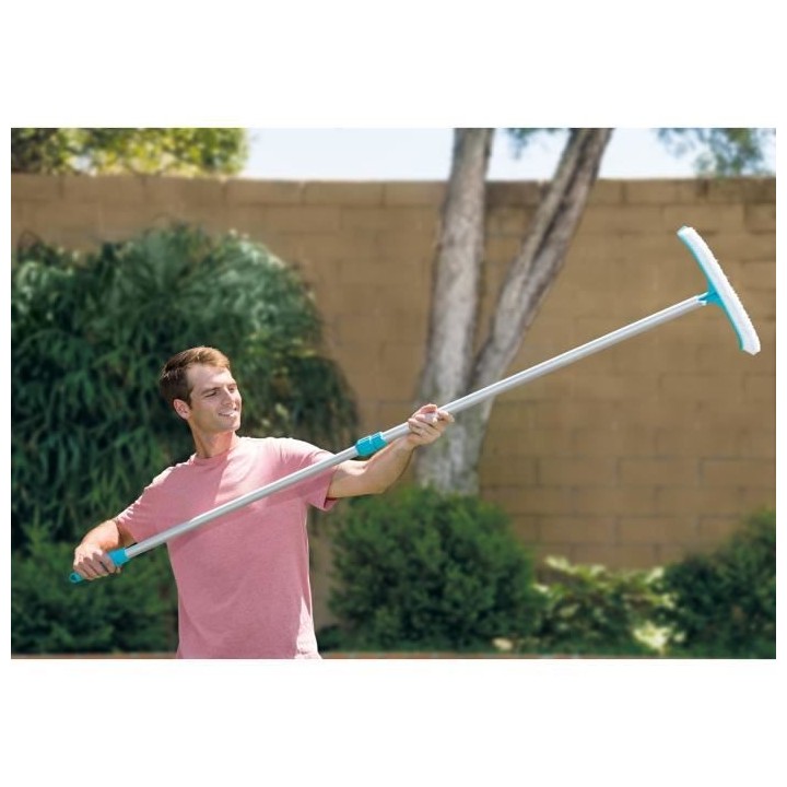 Intex kit nettoyage deluxe épuisette fond-tete balai