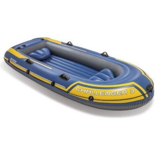 INTEX Set Bateau Challenger 3 - 3 personnes - Bleu