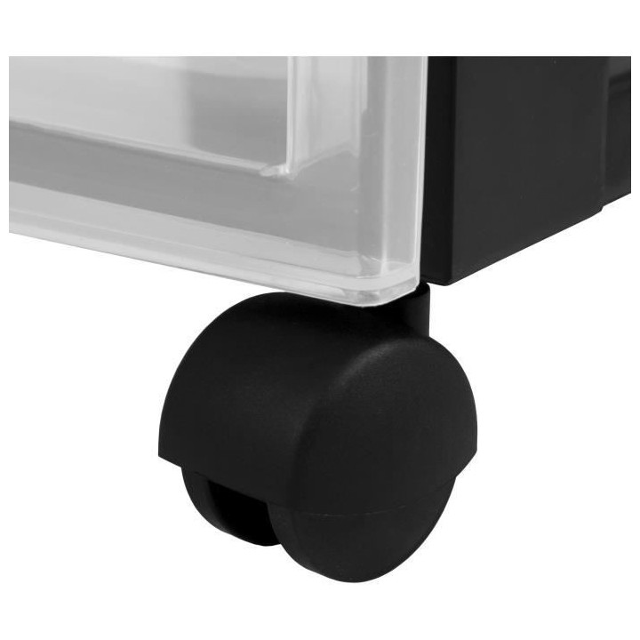 IRIS OHYAMA Armoire de rangement - 4 tiroirs de 15 L - Avec roues - Po