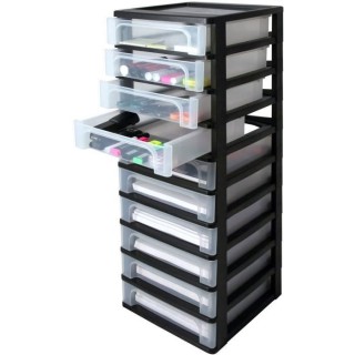 IRIS OHYAMA Tour de rangement - Organiseur - 10 tiroirs de 4 L - Forma