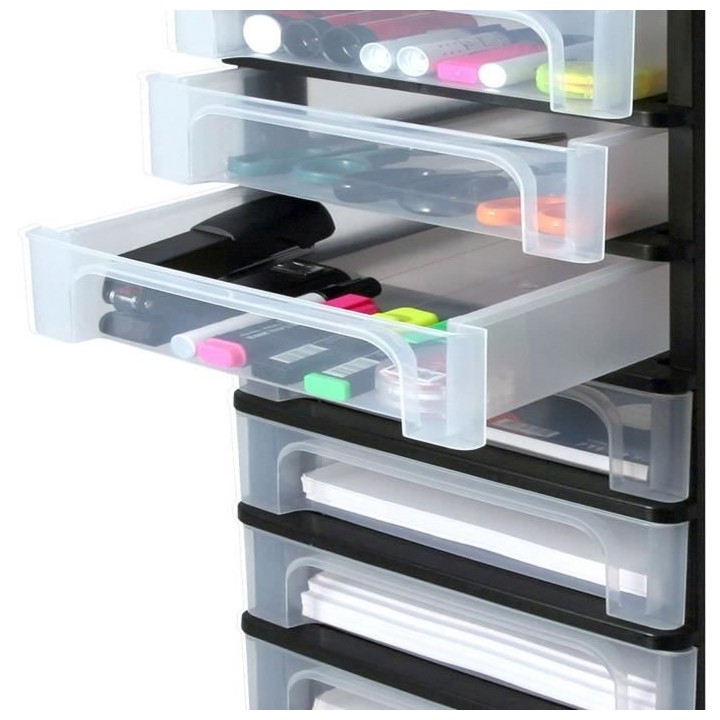 IRIS OHYAMA Tour de rangement - Organiseur - 10 tiroirs de 4 L - Forma