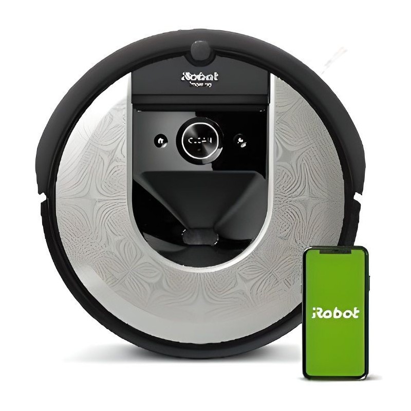 IROBOT ROOMBA i7156 Aspirateur robot connecté - 0,4 L - Noir et gris