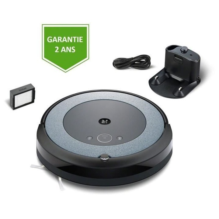 iRobot Roomba i3152 - Aspirateur robot - Bac 0,4L - Batterie Lithium-i