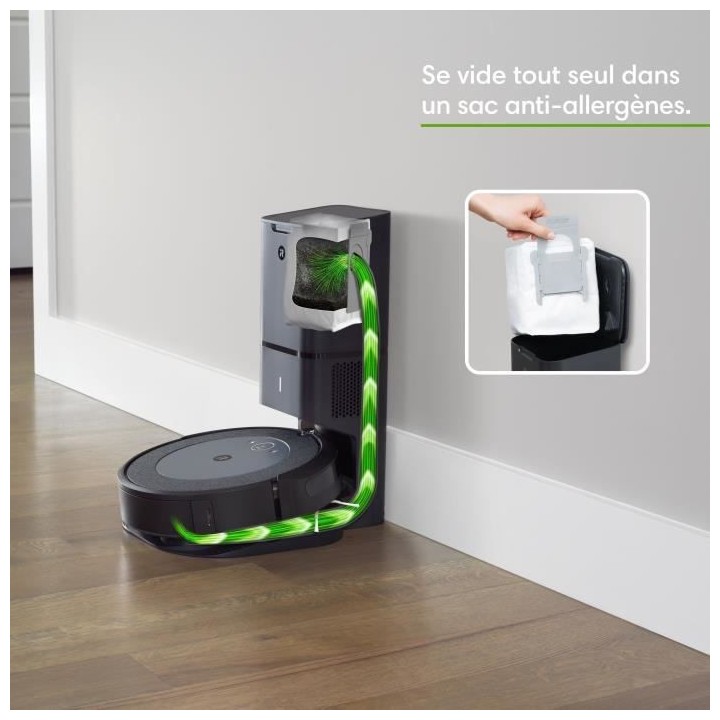IROBOT Roomba i3+ - Aspirateur robot connecté - Batterie Lithium-iOn