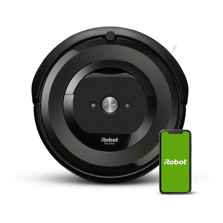 iRobot Roomba e6192 - Aspirateur robot - Bac 0,45L - Batterie Lithium-