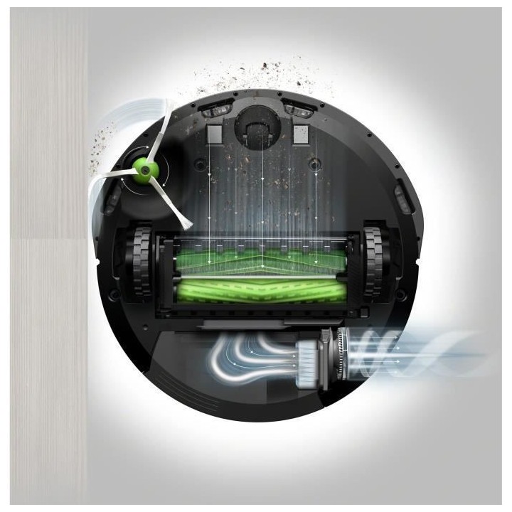 iRobot Roomba e6192 - Aspirateur robot - Bac 0,45L - Batterie Lithium-