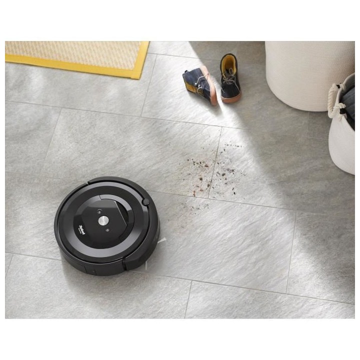 iRobot Roomba e6192 - Aspirateur robot - Bac 0,45L - Batterie Lithium-