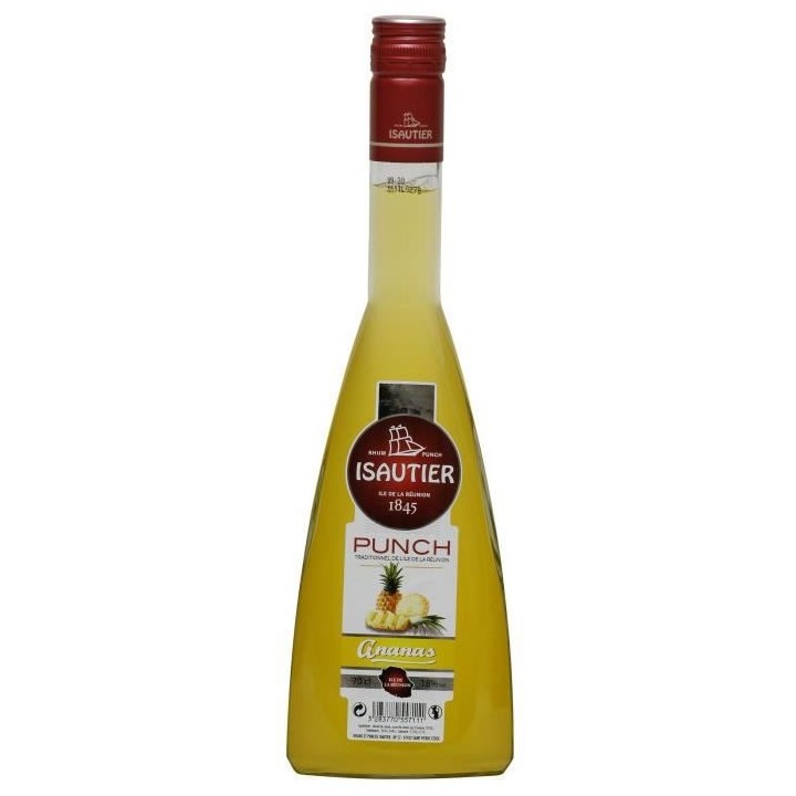 Isautier - Punch Ananas - 18,0% Vol. - 70 cl