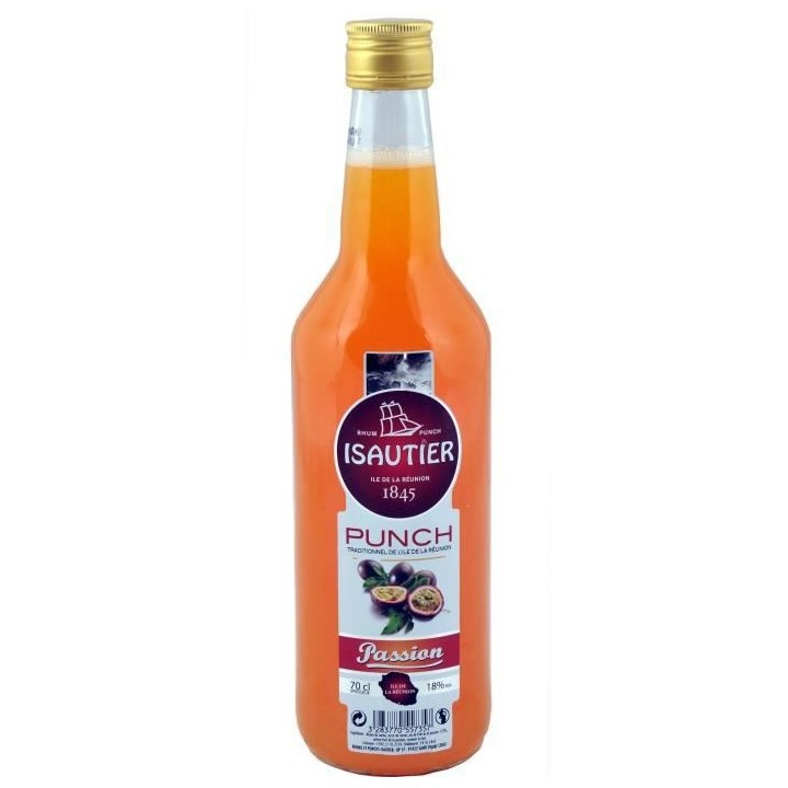 Isautier - Punch Passion - 18,0% Vol. - 70 cl
