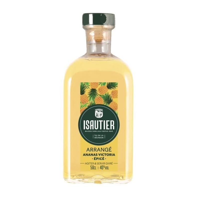 Isautier - Rhum arrangé Ananas Victoria - 40,0% Vol. - 50 cl