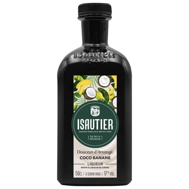 Isautier - Douceur d'arrangé Banane Coco - 17,0% Vol. - 50 cl