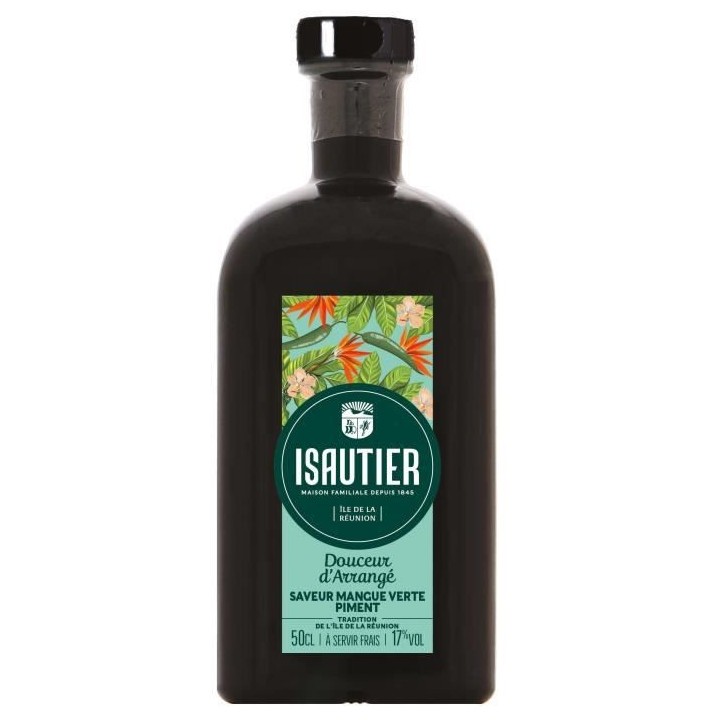 Isautier - Douceur d'arrangé saveur Mangue verte Piment - 17,0% Vol.