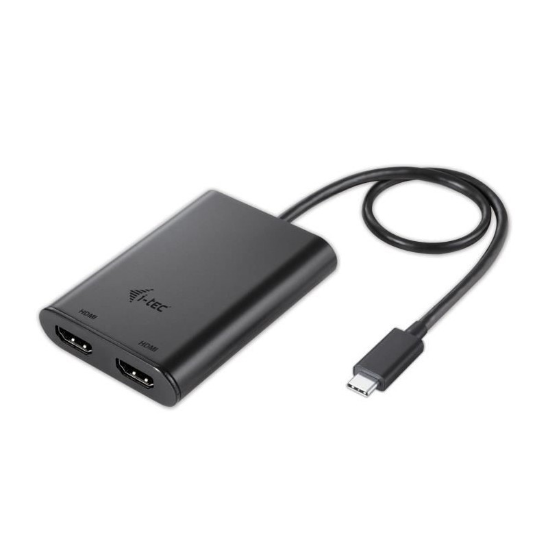 Adaptateur I-TEC USB-C 2x HDMI jusqu`a 2x4K 30Hz