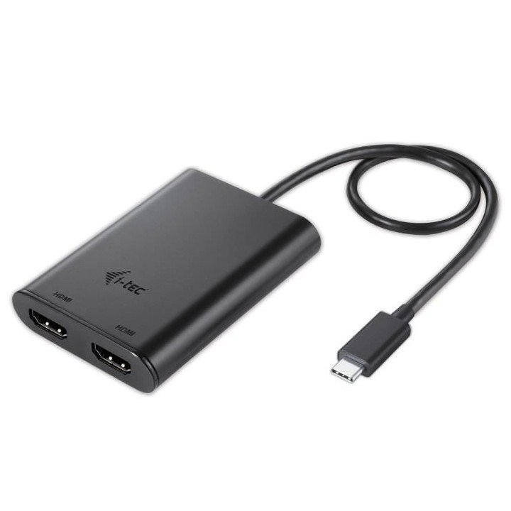 Adaptateur I-TEC USB-C 2x HDMI jusqu`a 2x4K 30Hz