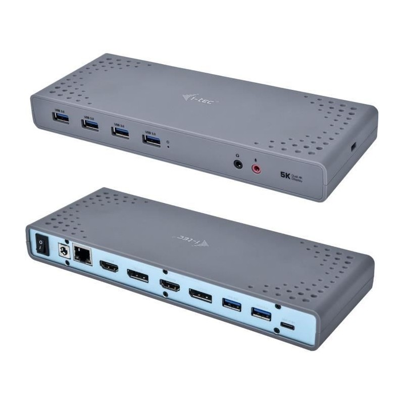 i-tec - USB 3.0/USB-C Station d'accueil Universelle 5K/2x4K