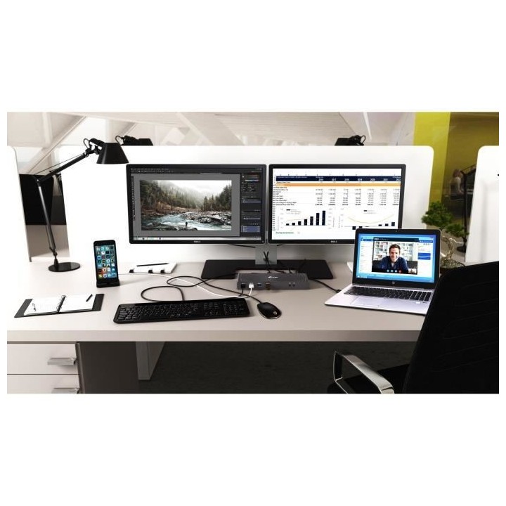 i-tec - USB 3.0/USB-C Station d'accueil Universelle 5K/2x4K