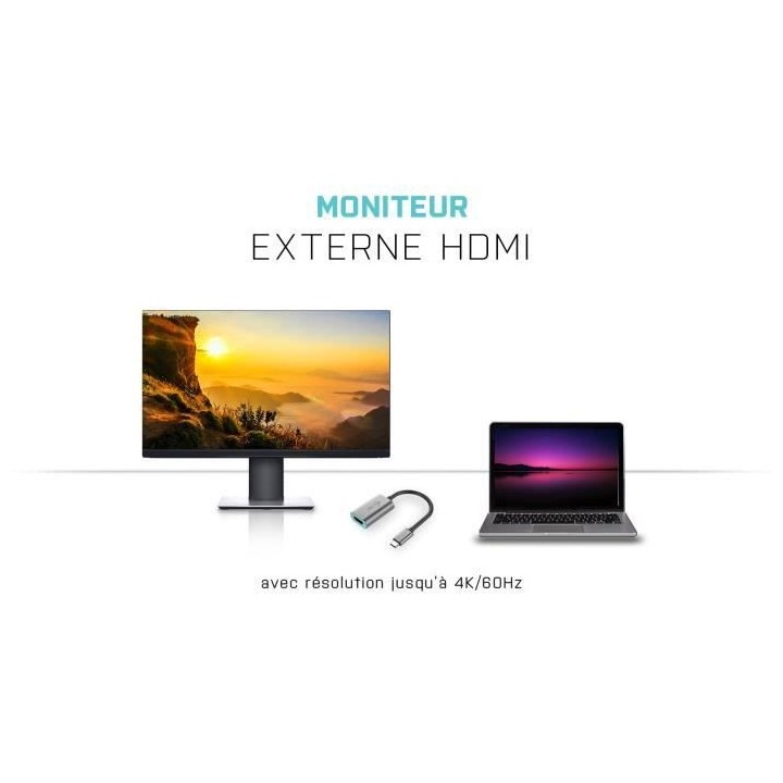 Adaptateur - I-TEC - USB-C vers HDMI Métal 4K / 60Hz