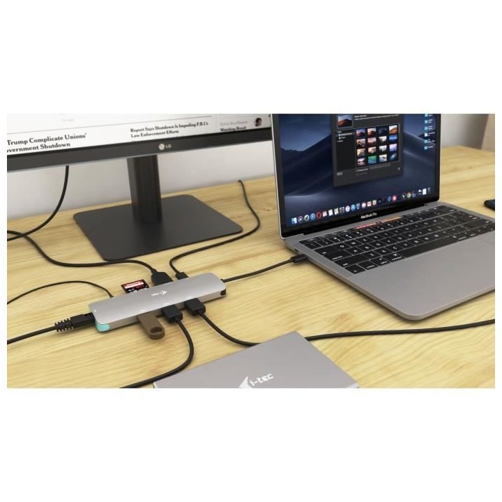 i-tec - USB-C Nano Station d'accueil 4K -