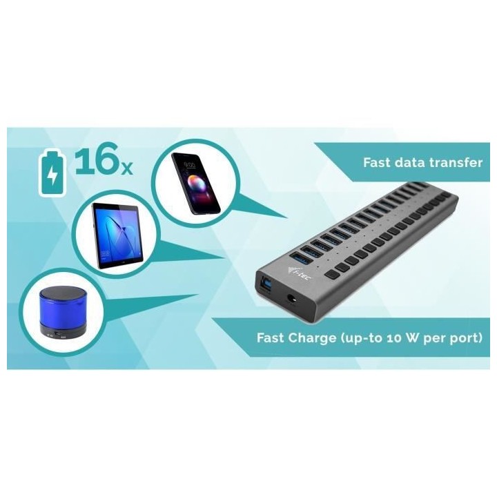i-tec - HUB USB Alimenté