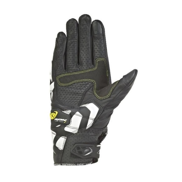 IXON RS Recon Air Gants moto - Noir et Blanc - Taille L