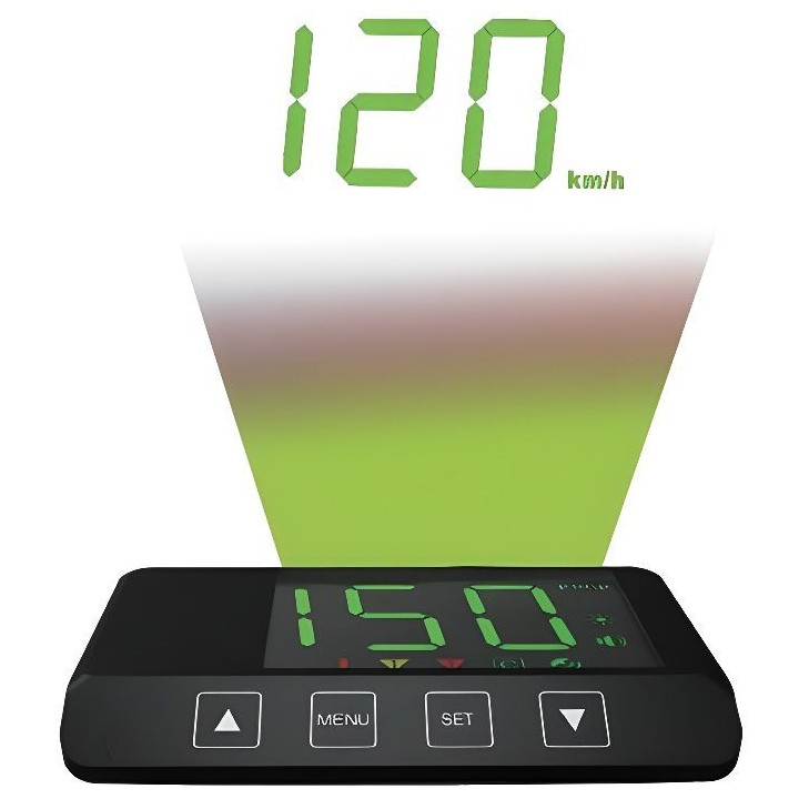 BEEPER Compteur vitesse autonome GPS - Tete Haute HUD