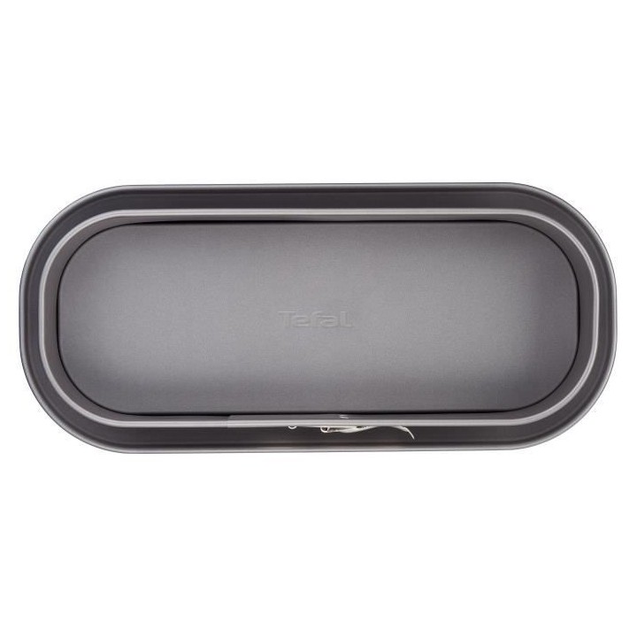 TEFAL Moule a cake Delibake en acier - Ø 30 x 11 cm - Rouge et gris -