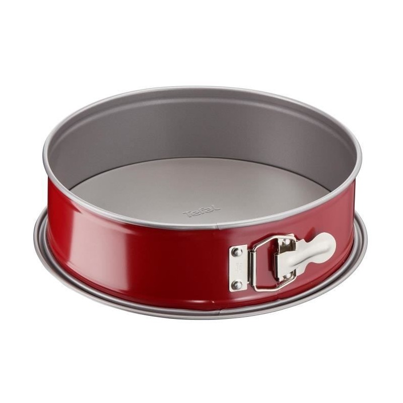 TEFAL Moule a charniere Delibake en acier - Ø 17 cm - Rouge et gris