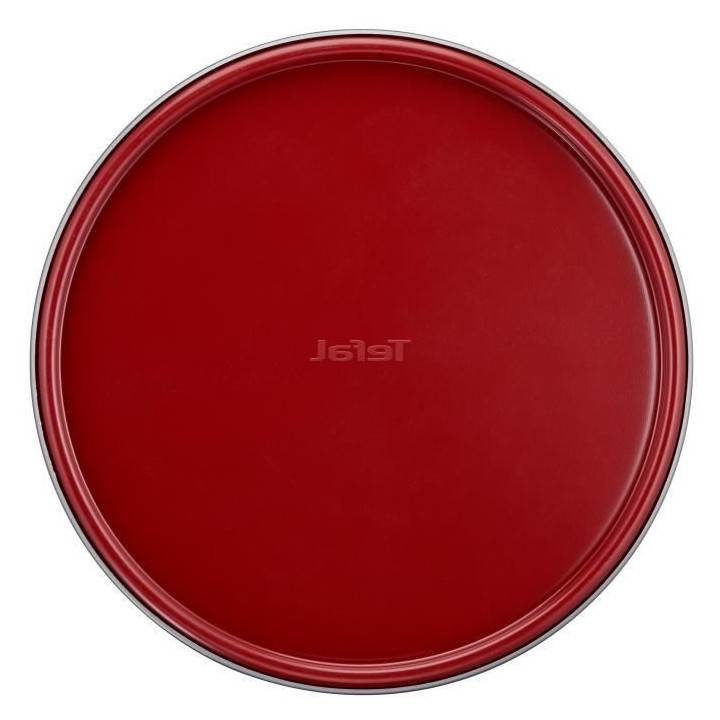 TEFAL Moule a charniere Delibake en acier - Ø 25 cm - Rouge et gris