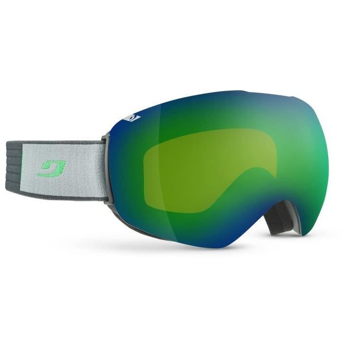 JULBO Masque de Ski Spacelab - Gris et Vert Cat3