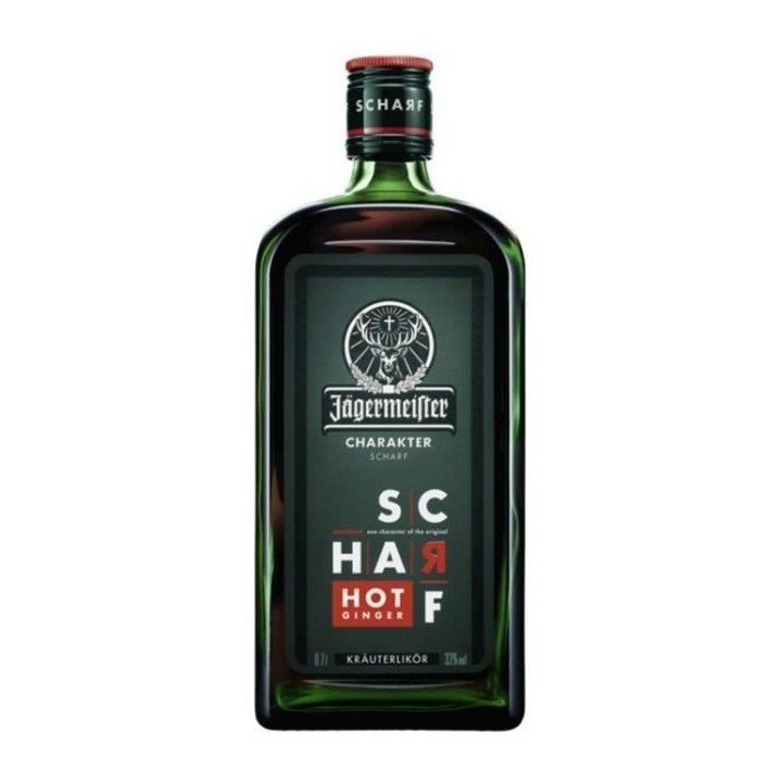Liqueur Jagermeister Scharf - Liqueur herbale - Allemagne - 33%vol - 7