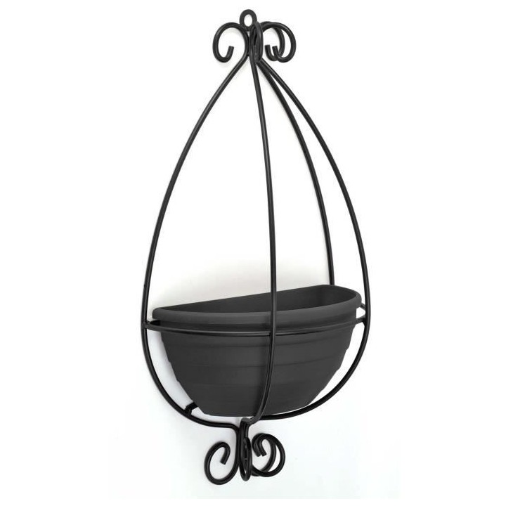 JANY FRANCE Applique murale Arcade PM + 1/2 coupe - Gris anthracite