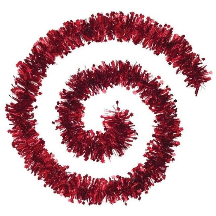 Guirlande étoiles laser 100 x 6 x 2 m - Rouge