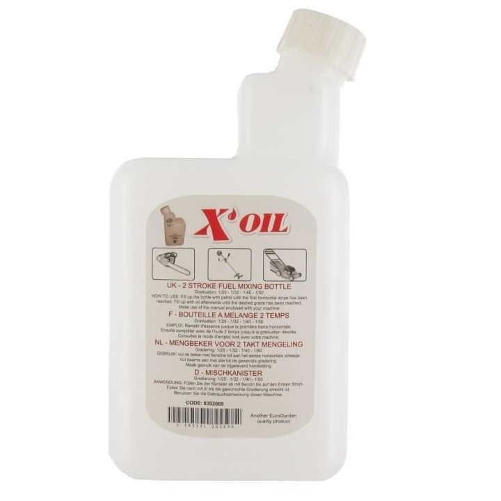 JARDIN PRATIC Bouteille en plastique pour mélange 2 Temps - Graduée