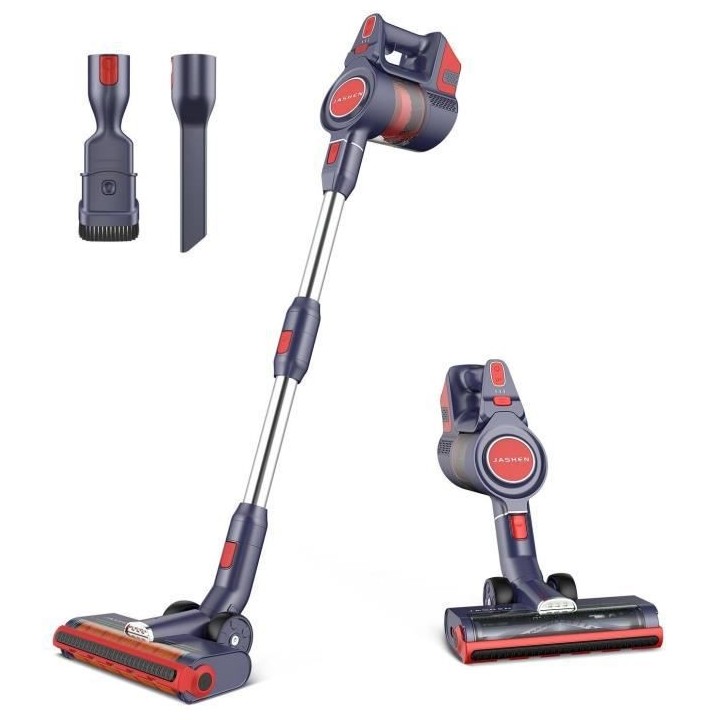 JASHEN D18 Aspirateur balai sans Fil - 250W - 3 Vitesses sélectionnab
