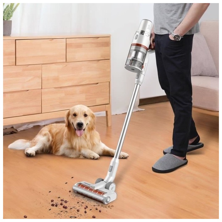 JASHEN S16E - Aspirateur balai sans Fil- 350 W - Tete de Plancher Inte